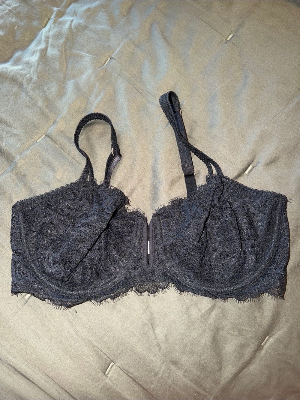 Auden Black Lace Underwire Bra